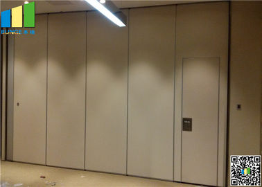 사무실 연회 결혼식 시설을 위한 알루미늄 미닫이 문 작동 가능한 벽