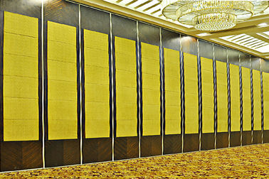 호텔 연회 홀을 위한 작동 가능한 움직일 수 있는 칸막이벽을 미끄러지는 직물 표면