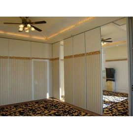 85 mm 간격 호텔 합판 표면을 위한 나무로 되는 작동 가능한 칸막이벽
