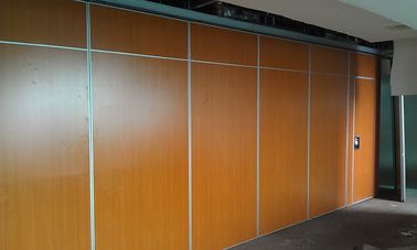MDF 사무실 방 분배자를 미끄러지는 움직일 수 있는 벽 분할 멜라민 패널 유형