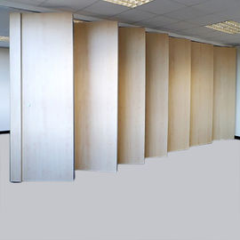 나무로 되는 방음 접히는 사무실 칸막이벽 싱가포르/움직일 수 있는 칸막이벽 체계