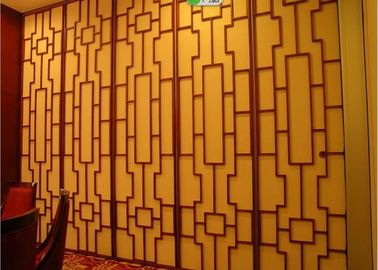 천장 회의실 MDF 멜라민 표면을 가진 움직일 수 있는 칸막이벽에 지면