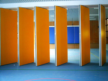 알루미늄 구조 대중음식점 움직일 수 있는 칸막이벽, 다 색깔 방음 미끄러지는 방 분배자