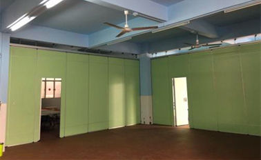 방음 작동 가능한 벽 가동 대중음식점 병원 체육관을 위한 65 mm 칸막이벽
