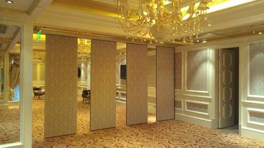 각종 색깔을 가진 연회 홀을 위한 작동 가능한 분할을 접히는 실내 미닫이 문 방음 호텔 칸막이벽