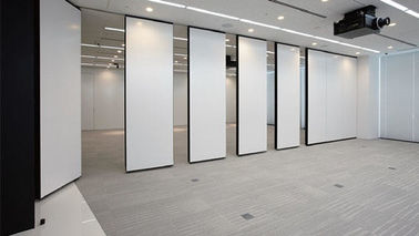 미끄러지는 것은 사무실을 위한 Foldable 벽 분할 작동 가능한 문을 지면 궤도 변화합니다