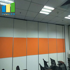회의실을 위한 가동 가능한 칸막이벽을 미끄러지는 4개 M 고도 사무실 소리 증거 가동