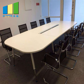현대 사무용 가구 고정되는 MFC 널 멜라민 합판 제품 회의실 테이블