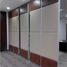 연회 홀 PVC 작동 가능한 칸막이벽을 미끄러지는 디자인 실내 사무실