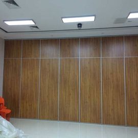 회의실 내화성 접히는 미끄러지는 움직일 수있는 Acoustic 칸막이 벽