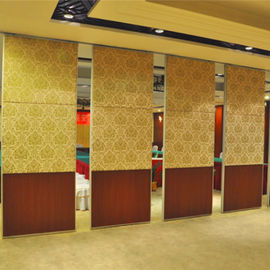 중역 회의실을 위한 알루미늄 운반대 쉬운 미끄러지는 벽을 가진 움직일 수 있는 칸막이벽 체계