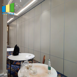 알루미늄 구조 대중음식점 움직일 수 있는 칸막이벽 청각적인 접을 수 있는 벽