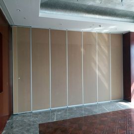 아코디언 접게된 문 분할 대중음식점 호텔을 위한 청각적인 움직일 수 있는 칸막이벽