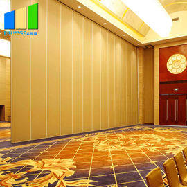 MDF 정상 석고 보드 사무실 호텔을 위한 휴대용 움직일 수 있는 칸막이벽 직물 분할 접게된 문