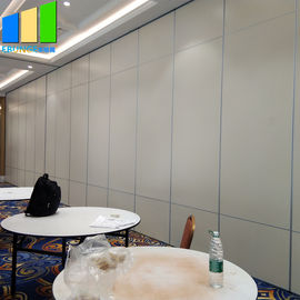호텔을 위한 휴대용 칸막이벽을 접히는 알루미늄 접게된 문 철회 가능한 청각적인 방 분배자