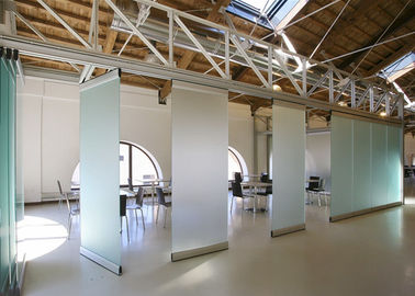 Ebunge 사무실 공간을 위한 청각적인 방 분배자 Frameless 부드럽게 한 유리제 칸막이벽