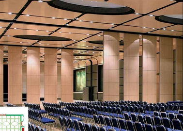 컨벤션 센터를 위한 직물 MDF 단단한 덮개를 가진 움직일 수 있는 방 분배자 작동 가능한 벽