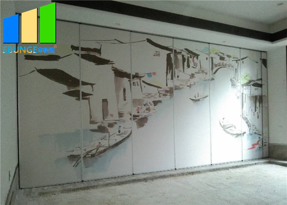 사무실 내화성이 있는 청각적인 접게된 문 이동할 수 있는 벽 분할 필리핀