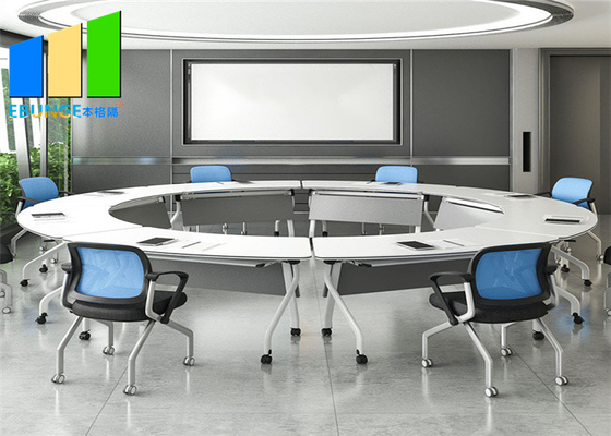 조정가능한 접히는 쌓을 수 있는 회의실 테이블 사무실 훈련 테이블