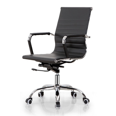 조정 관리자 사무실 의자를 회전시키는 현대 높은 백 PU 가죽