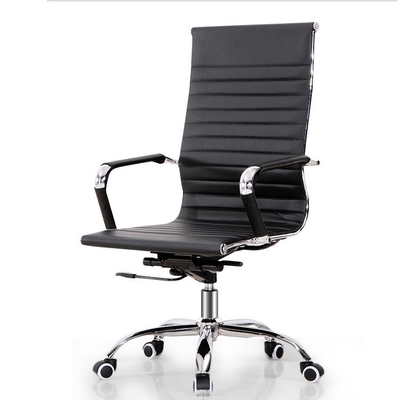 조정 관리자 사무실 의자를 회전시키는 현대 높은 백 PU 가죽