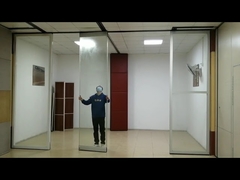 슬라이딩 글래스 파티션 벽