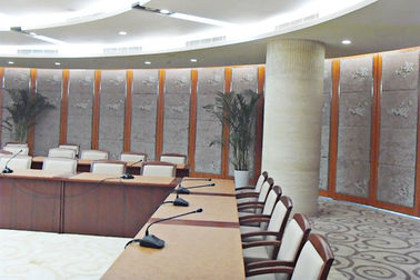 4m 고도 회의실을 위한 청각적인 벽면/움직일 수 있는 칸막이벽