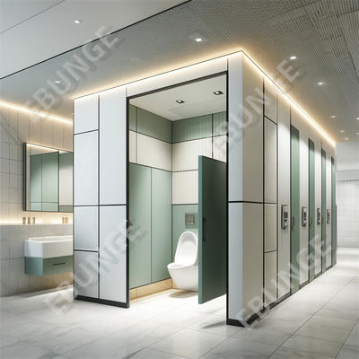 높은 충격 저항성 높은 교통 부위에 대한 현대 공공 욕실 벽벽