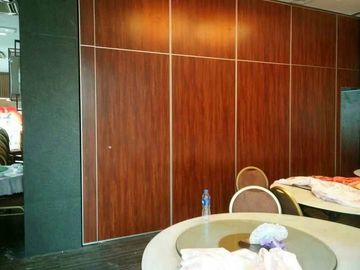 가죽 청각적인 가동 가능한 사무실 칸막이벽/알루미늄 구조 접히는 미닫이 문을 닦아내십시오
