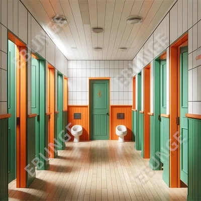 다양한 색상 옵션과 충격 저항성 높은 방화 방지 성능 화장실 벽