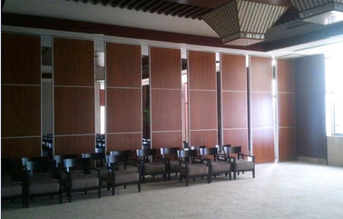 호텔 연회 홀 접히는 칸막이벽 멜라민 직물 완성되는 ISO9001
