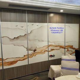 회의실을 위한 알루미늄 미끄러지는 천장 학력별 반편성 접히는 칸막이벽