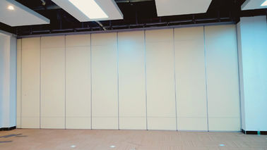 회의실을 위한 접히는 분할 움직일 수 있는 벽 체계를 미끄러지는 장식적인 물자