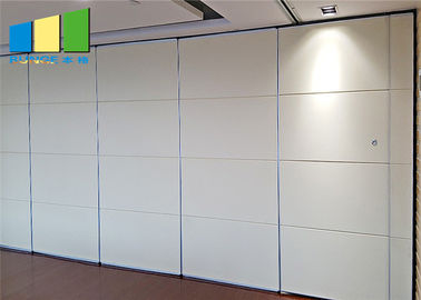 접히는 백색 색깔 작동 가능한 칸막이벽 청각적인 회의실 분배자를 미끄러지기