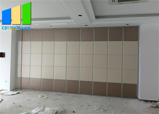 사무실 훈련 방을 위한 칸막이벽을 접히는 알루미늄 구조 건강한 증거 직물