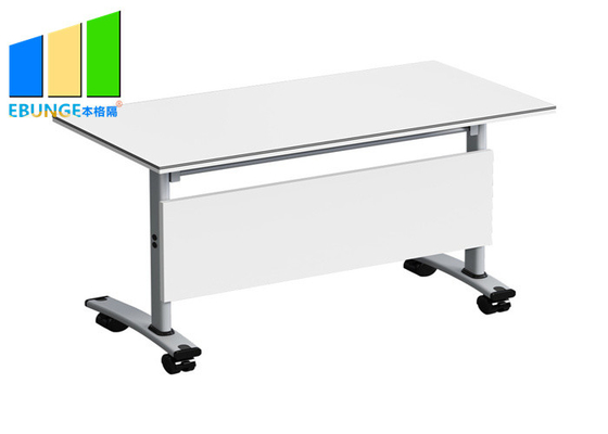 금속 구조를 가진 현대 사무실 방 단순한 디자인 이동할 수 있는 접히는 훈련 테이블