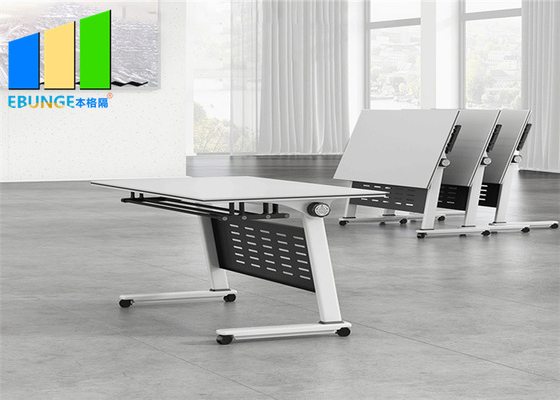 저장 층을 가진 이동할 수 있는 접을 수 있는 사무실 책상 접히는 학교 훈련실 테이블